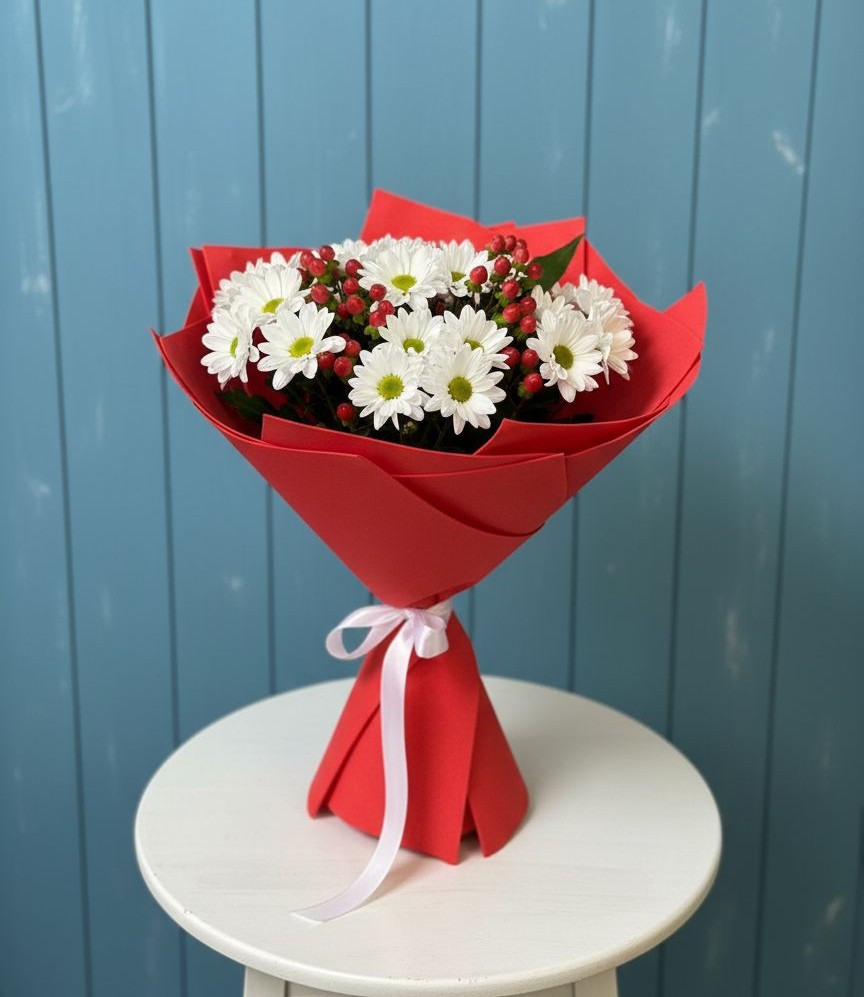 Букет цветов из: Хризантемы в Ставрово