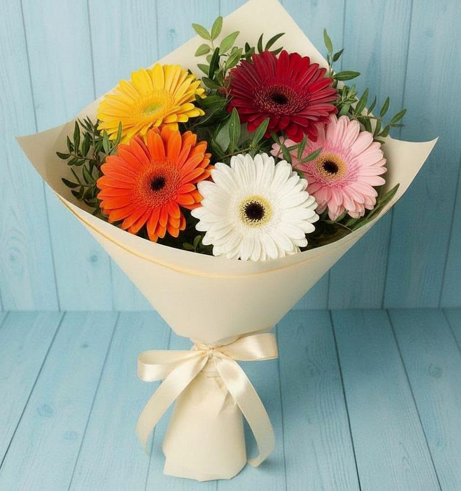 Букет цветов из: Герберы в Ставрово