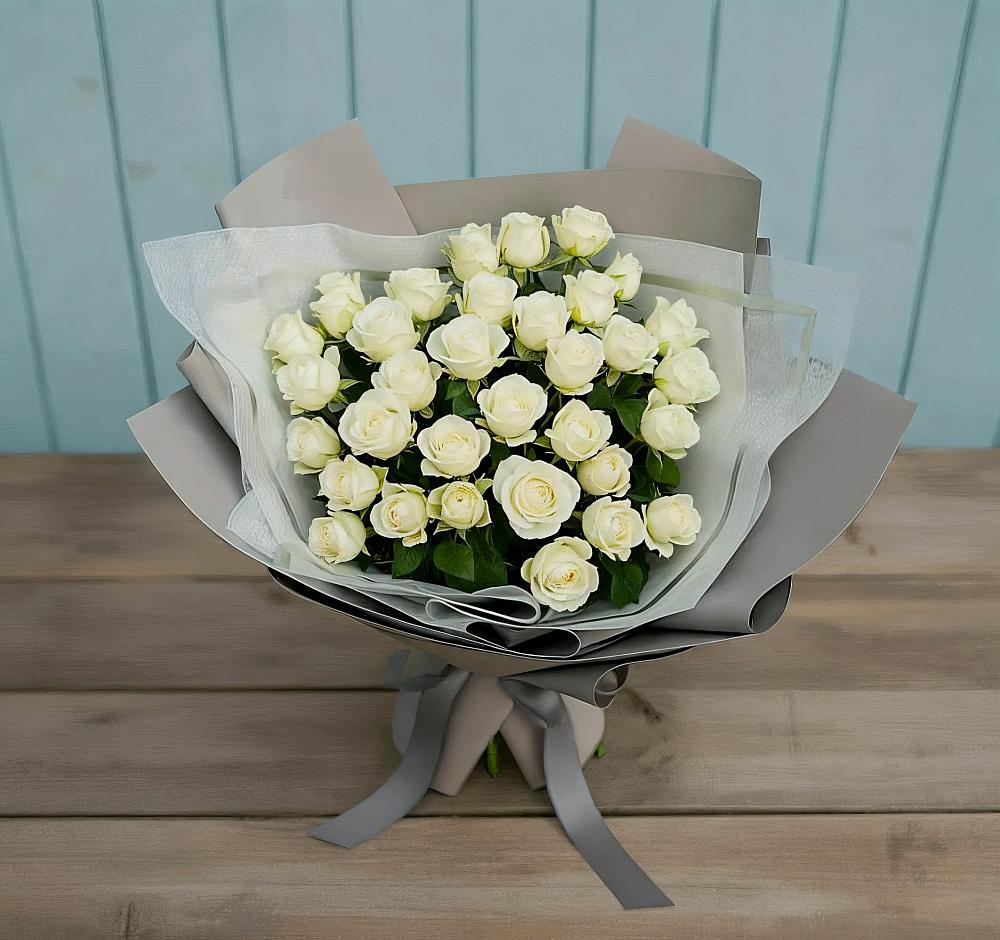Букет Белоснежная нежность в Ставрово