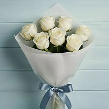 Букет 7 Белых роз Эдлесс Лав #REPLACE_PRED# Ставрово