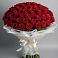 Букет 101 Красная роза Блэк Мэджик в Ставрово