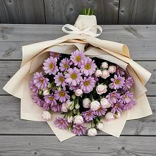 Букет цветов из:  Розы и Хризантемы #REPLACE_PRED# Ставрово
