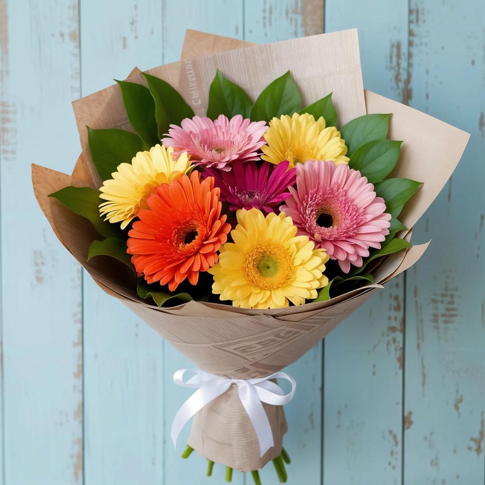 Букет цветов из: Герберы в Ставрово