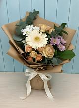 Букет цветов из:  Герберы и Хризантемы в Ставрово