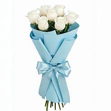 Букет 7 белых роз Проуд #REPLACE_PRED# Ставрово