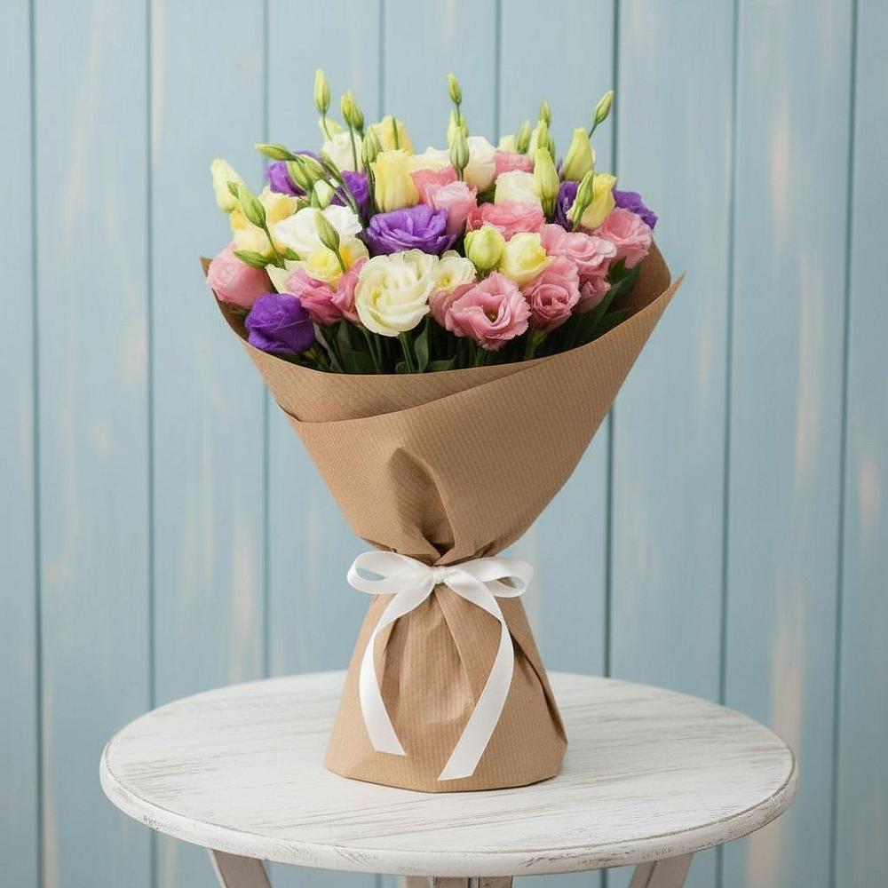 Букет цветов из: Лизиантусы в Ставрово