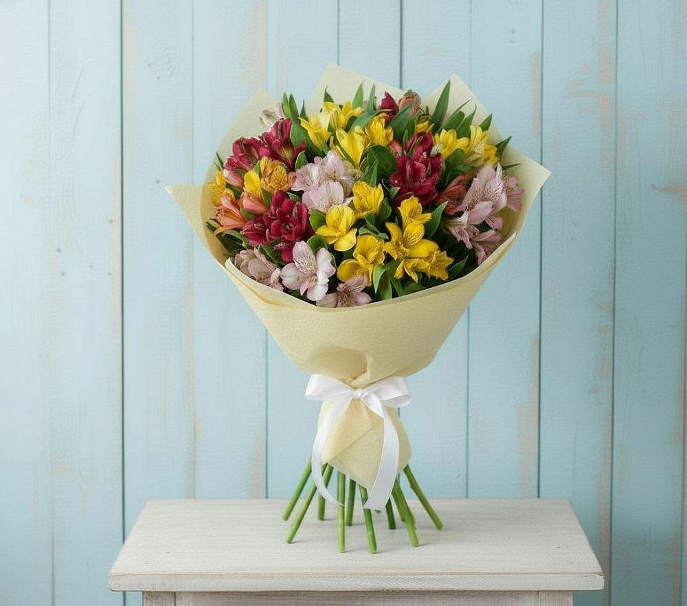 Букет цветов из: Альстромерии в Ставрово