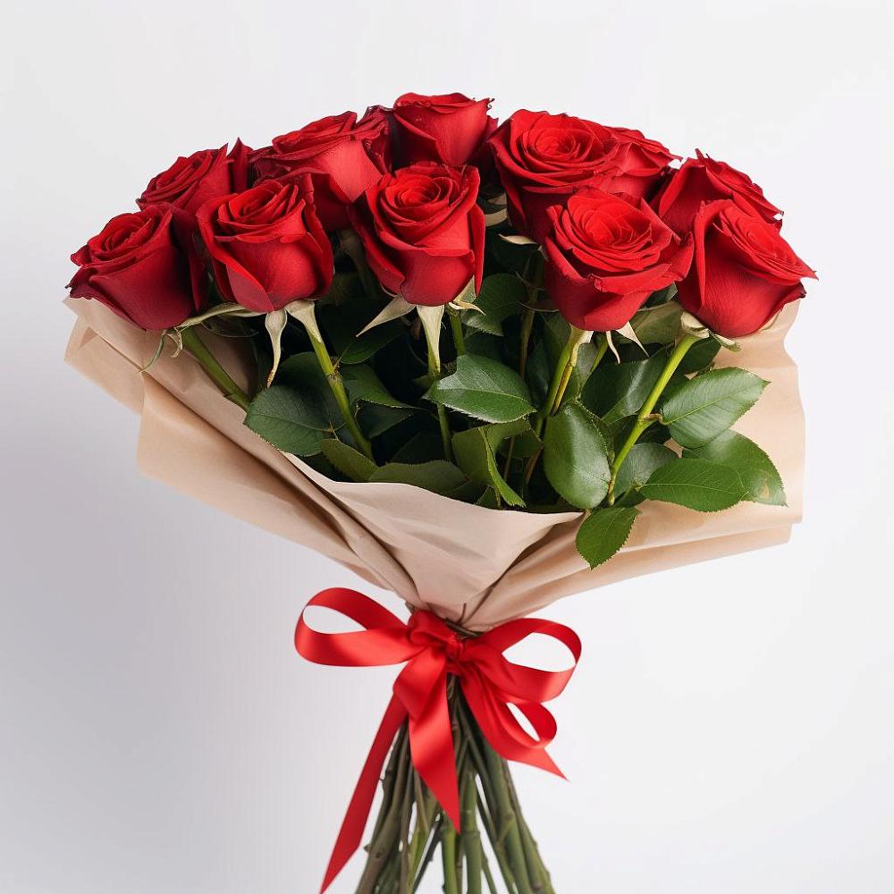 Букет 11 Красных роз Эдлесс Лав в Ставрово