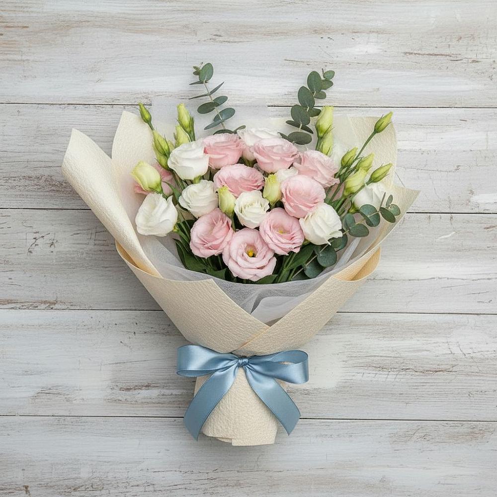 Букет цветов из: Лизиантусы в Ставрово